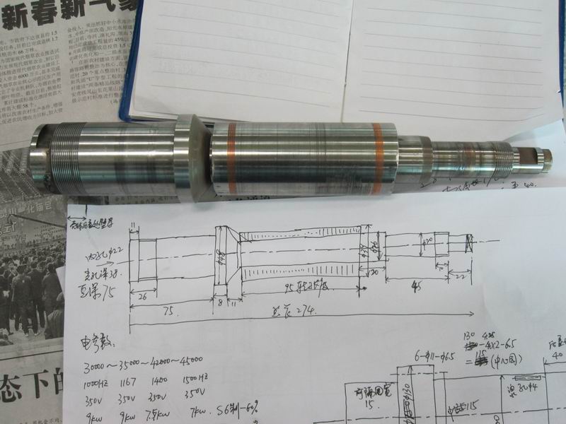 進(jìn)口電機(jī)轉(zhuǎn)子維修與測繪